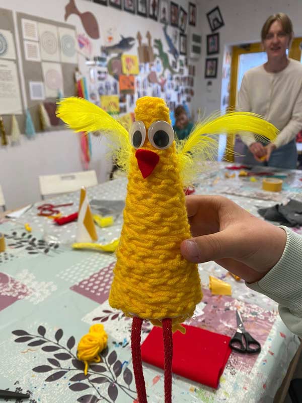 Ozdoby wykonane przez dzieci na zajęciach Dzieło Rąk